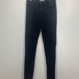 Levi’s 721 high waist skinny jeans black 28